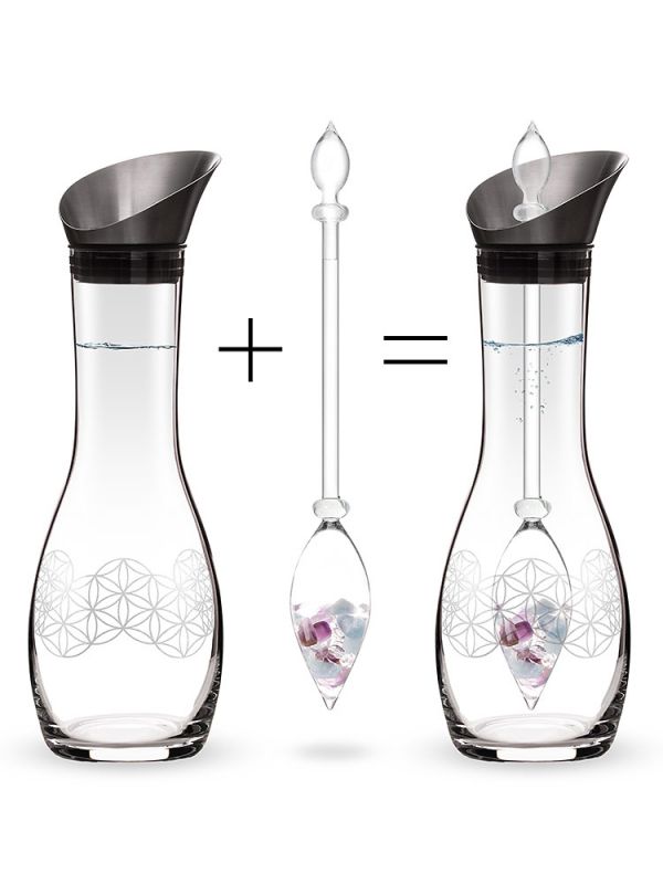 DECANTER + FLOWER OF LIFE SET