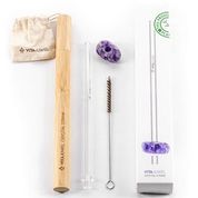 CRYSTAL STRAW | AMETHYST